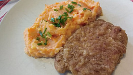 Bramborová kaše s mrkví