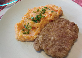 Bramborová kaše s mrkví