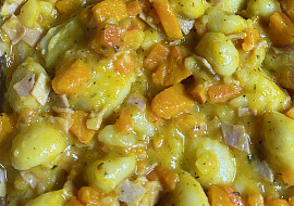 Gnocchi zapečené s dýní hokaido a parmazánem