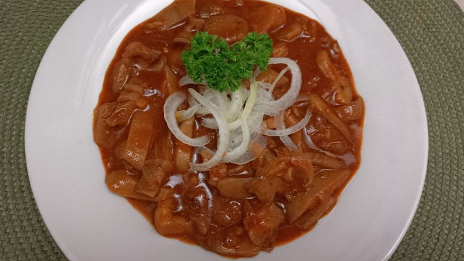 Gulášek z hlívy ústřičné