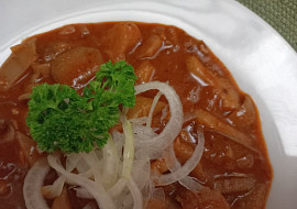 Gulášek z hlívy ústřičné