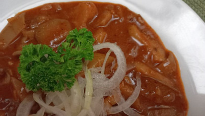 Gulášek z hlívy ústřičné