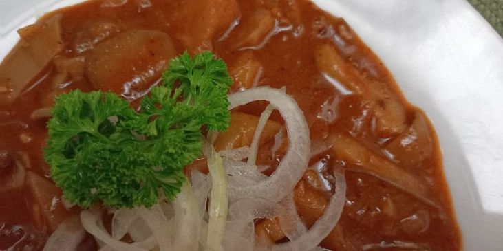 Gulášek z hlívy ústřičné