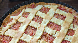 Jablečný linecký koláč