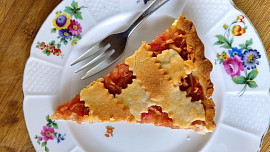 Jablečný linecký koláč