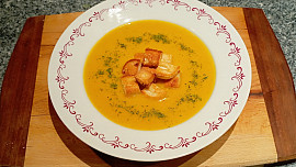 Krémová polévka z pečené zeleniny