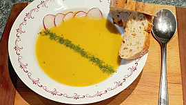 Krémová polévka z pečené zeleniny