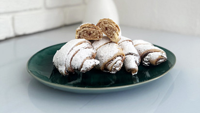 Svatomartinské rohlíčky s ořechy podle Kamily Nývltové