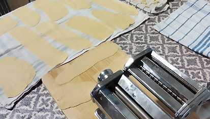 Domácí nudle a flíčky