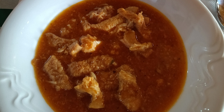 Dršťková polévka I