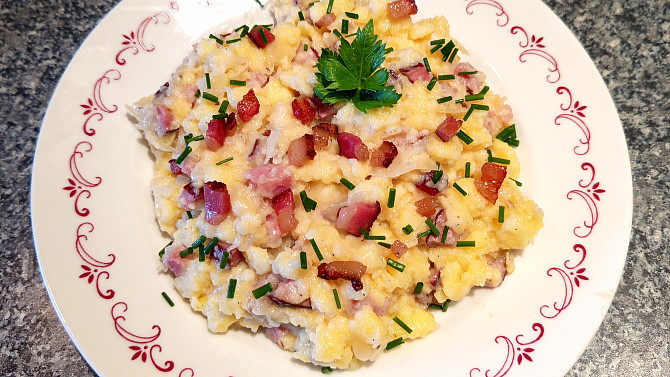 Halušky speciál z bramborového těsta