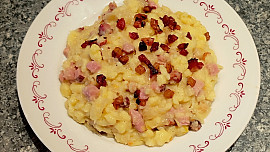 Halušky speciál z bramborového těsta