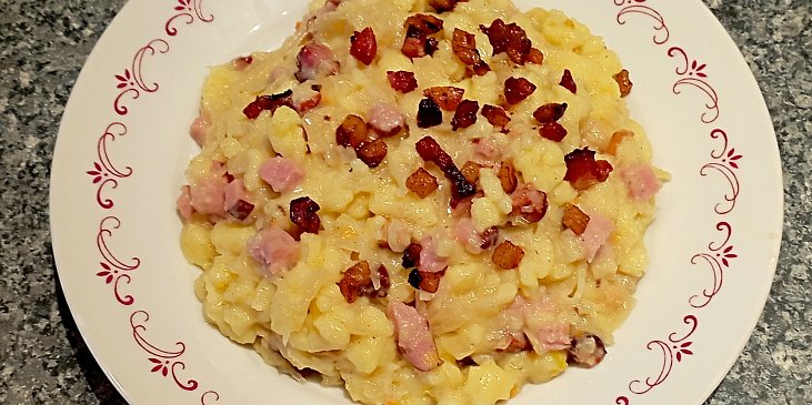 Halušky speciál z bramborového těsta