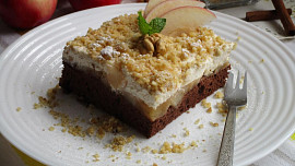 Jablečné krémové řezy