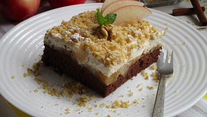 Jablečné krémové řezy