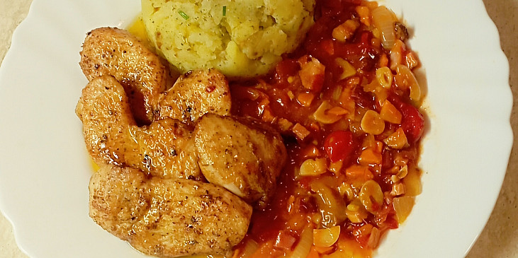 Kuřecí medailonky s pikantní směsí