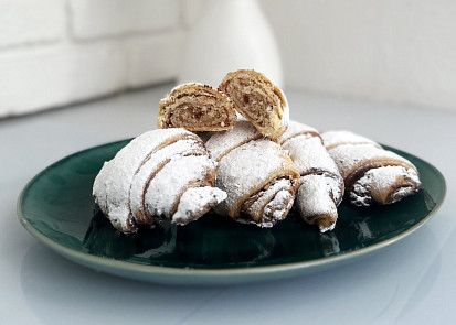 Svatomartinské rohlíčky s ořechy podle Kamily Nývltové