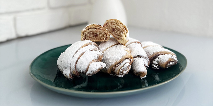 Svatomartinské rohlíčky s ořechy podle Kamily Nývltové