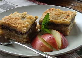 Sypaný jablečný koláč