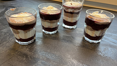 Tvarohový dezert s ovocem