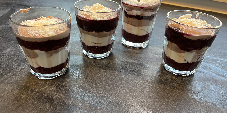 Tvarohový dezert s ovocem