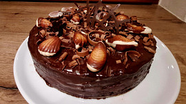 Čokoládový dort z čokolády