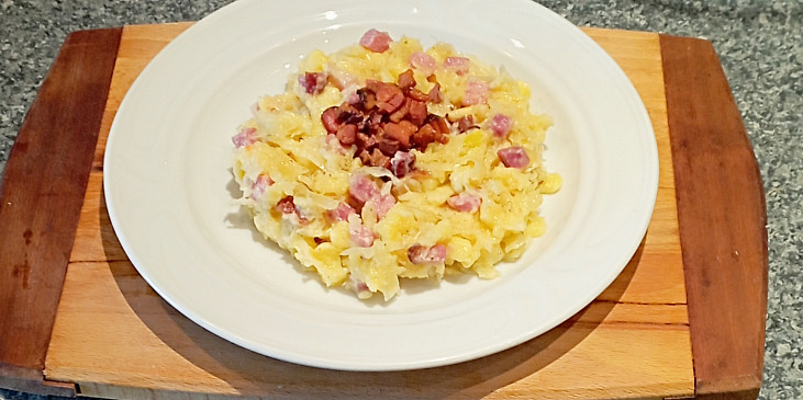 Halušky speciál z bramborového těsta