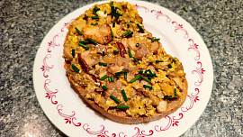 Houbová smaženice či praženice