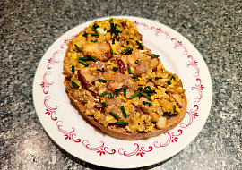 Houbová smaženice či praženice