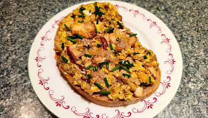 Houbová smaženice či praženice