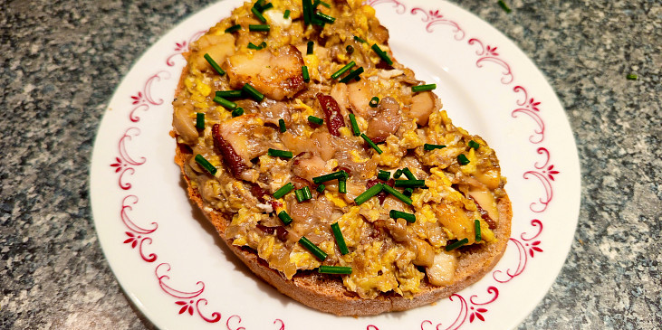 Houbová smaženice či praženice