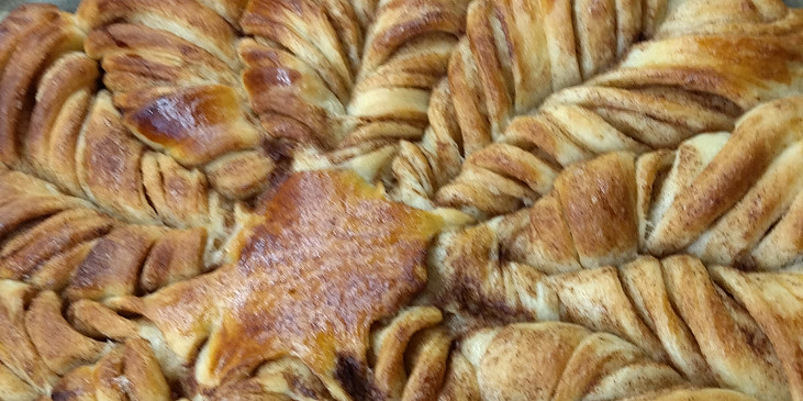 Koláč jako květina