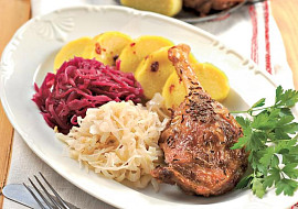 Pečená mladá husička