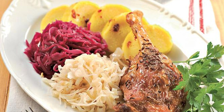 Pečená mladá husička