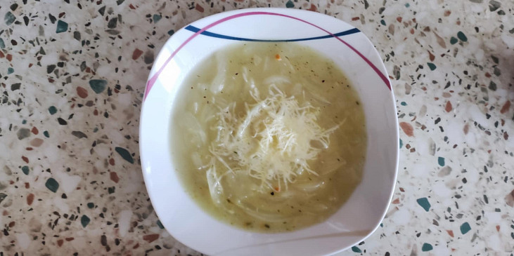 Rychlá cibulačka se sýrem