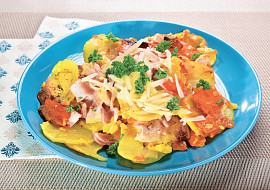 Bramborový gratin s dýní