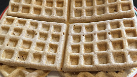 Celozrnné wafle