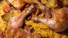 Kuře na zelí (recept od dědy)