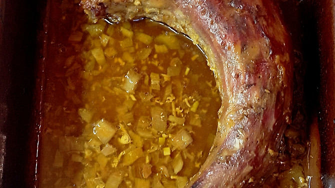 Pečený krůtí krk