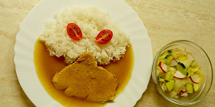 Přírodní vepřový řízek