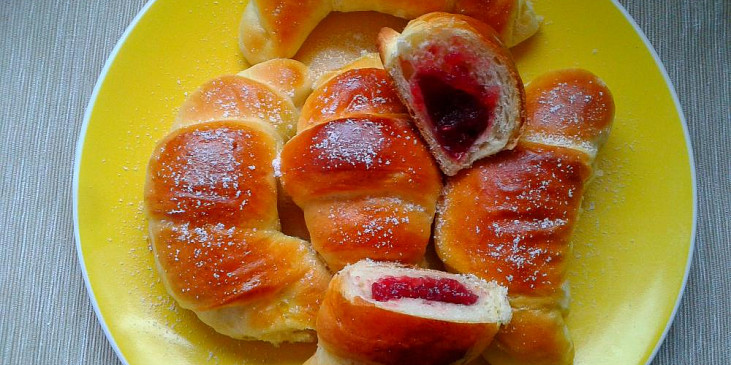 Rohlíčky s marmeládou