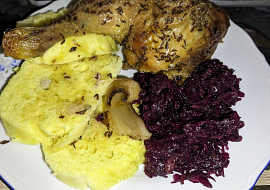 Svatomartinská kuřecí stehna