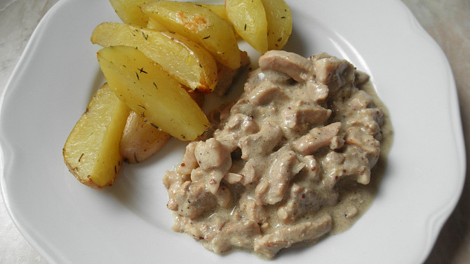 Vepřové maso na hořčicích, Vepřové na hořčicích