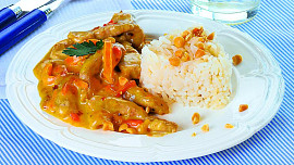 Vepřové v arašídové omáčce