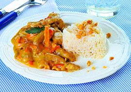 Vepřové v arašídové omáčce