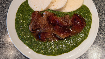 Výpečky se špenátem