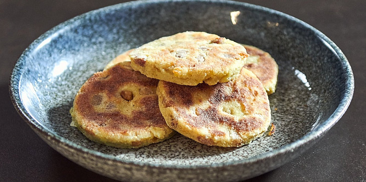 Bramborové placky se škvarky podle Honzy Punčocháře