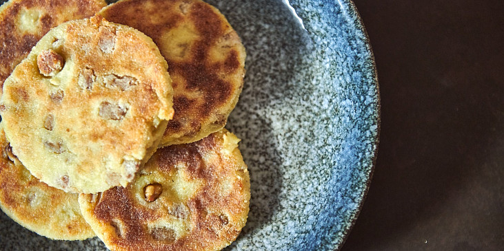 Bramborové placky se škvarky podle Honzy Punčocháře
