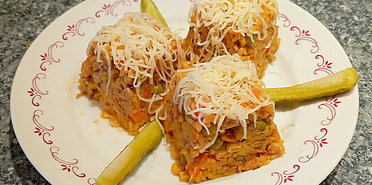 Jednoduché rizoto s mletým masem