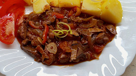 Krůtí játra po zbojnicku